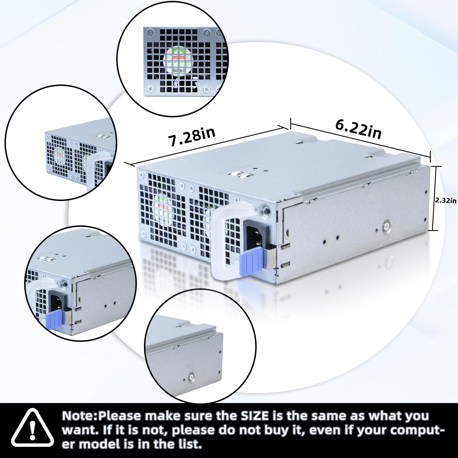Amazon | LXun オリジナル D950EF-00 WGCH4 950W 電源 交換用 Dell